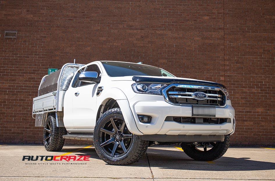 FORD RANGER AVALANCHE GLOSS BLACK MILLED ACCENTS